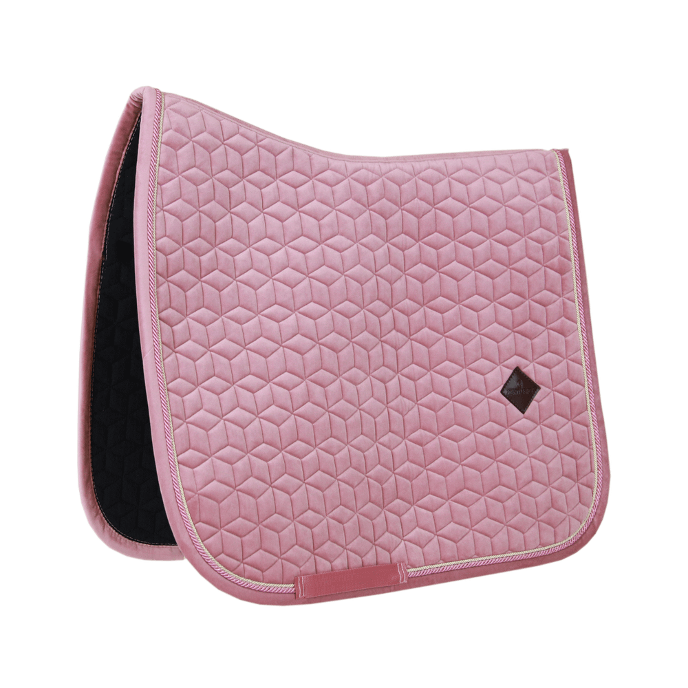 Saddle Pad velvet - Old rose