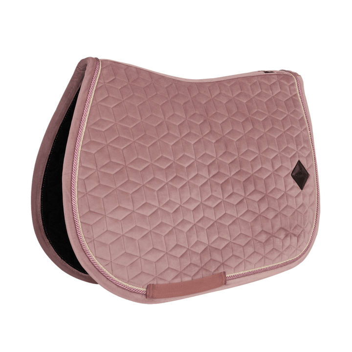 Saddle Pad velvet - Old rose