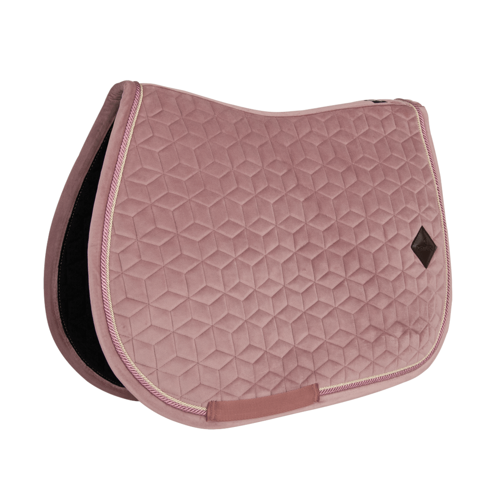 Saddle Pad velvet - Old rose