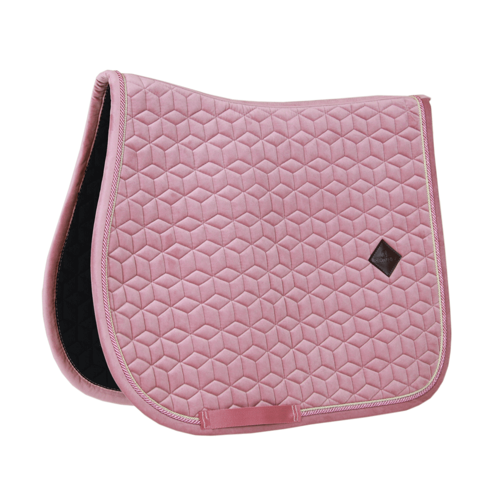 Saddle Pad velvet - Old rose