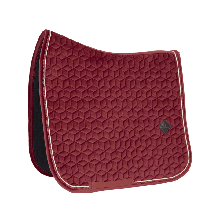 Saddle Pad velvet - Bordeaux