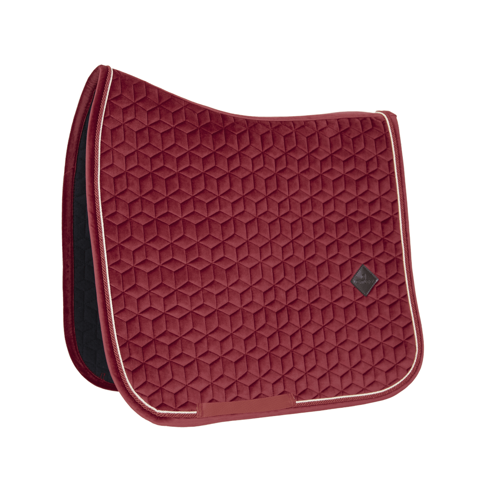 Saddle Pad velvet - Bordeaux