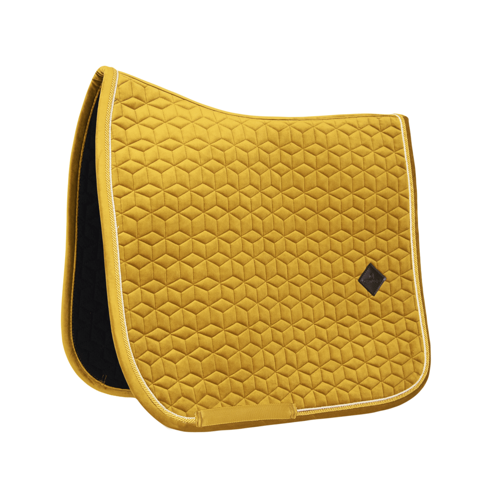 Saddle Pad velvet - Mustard