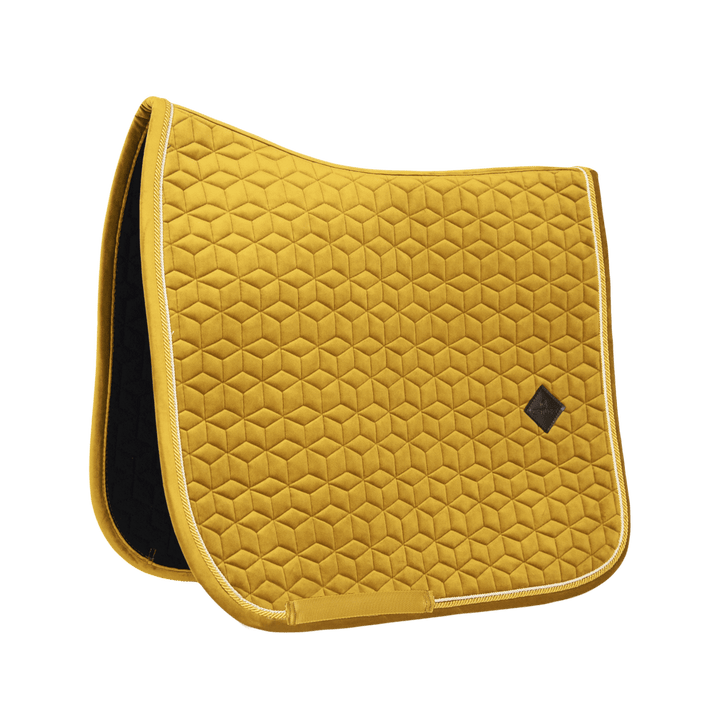 Saddle Pad velvet - Mustard