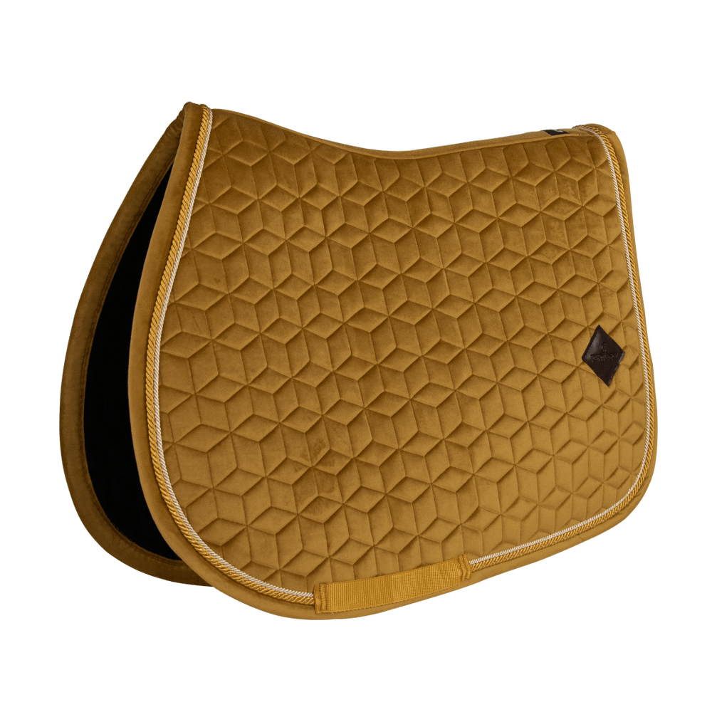 Saddle Pad velvet - Mustard
