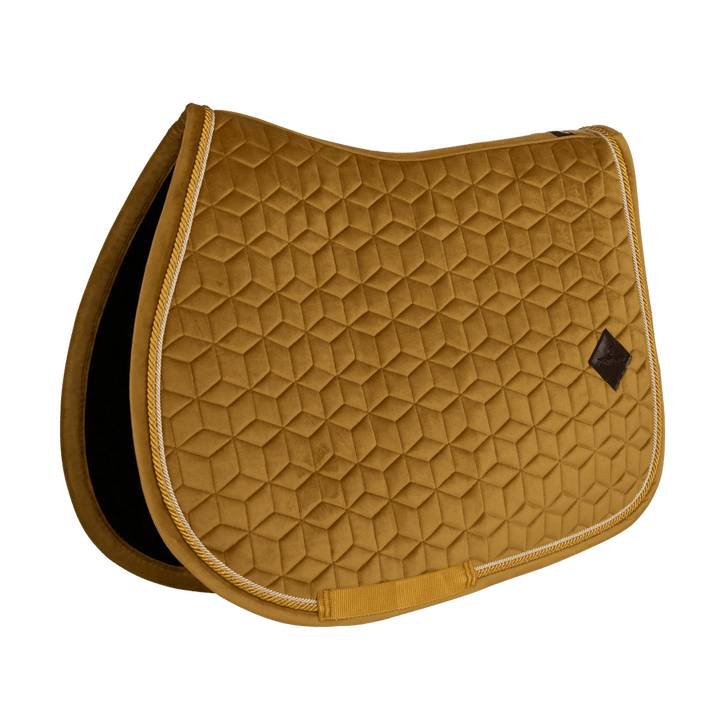 Saddle Pad velvet - Mustard