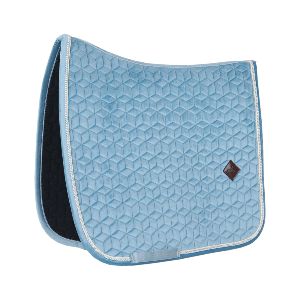 Saddle Pad velvet - Light blue