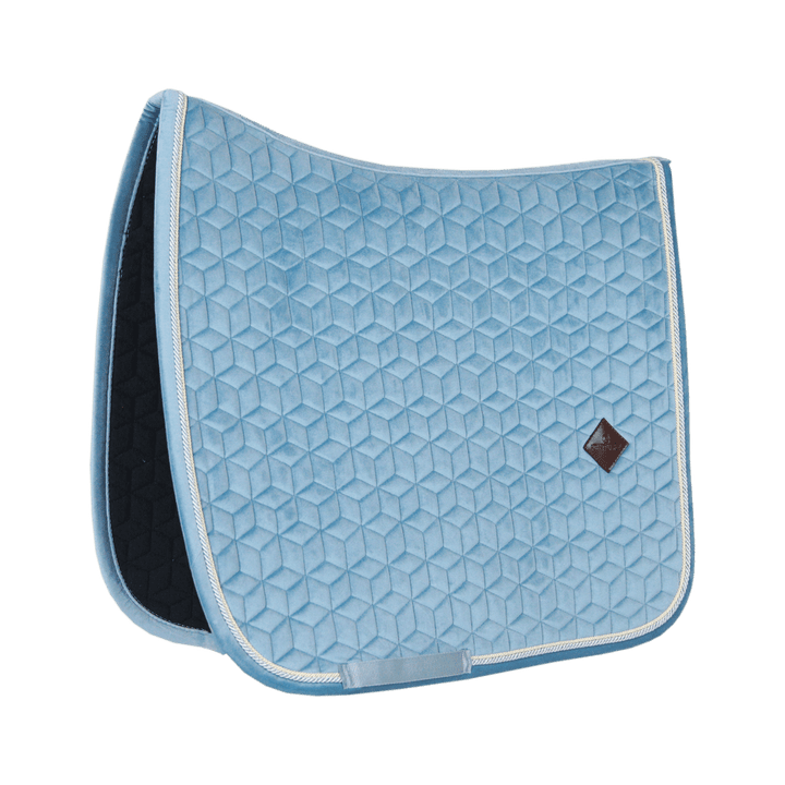 Saddle Pad velvet - Light blue