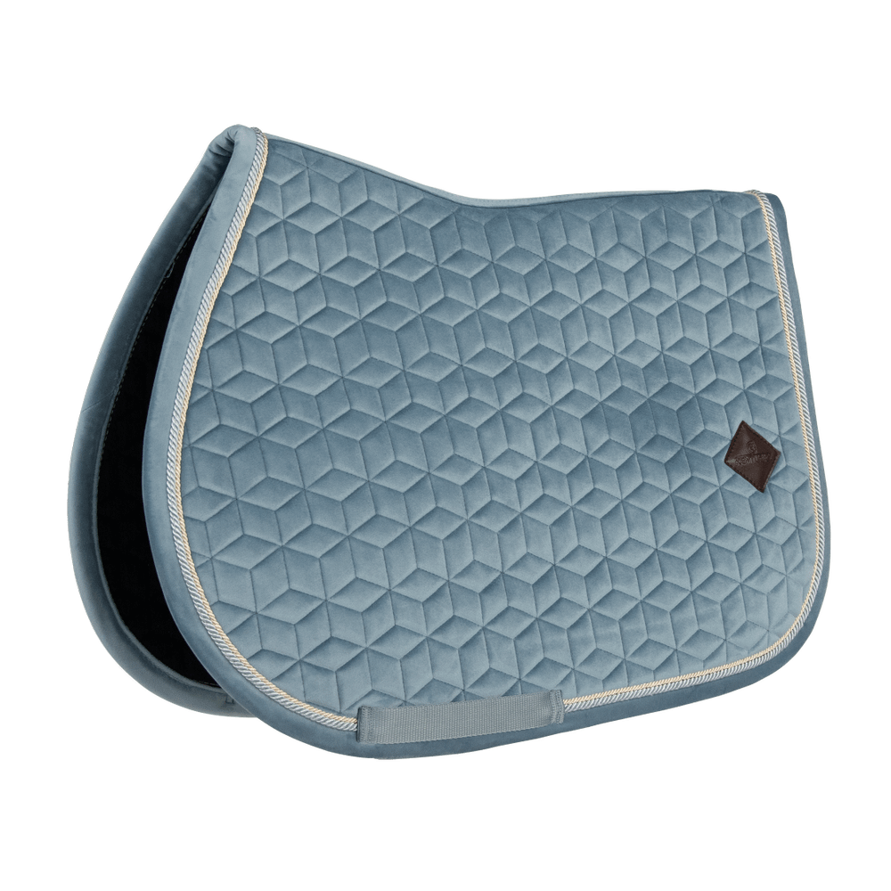 Saddle Pad velvet - Light blue