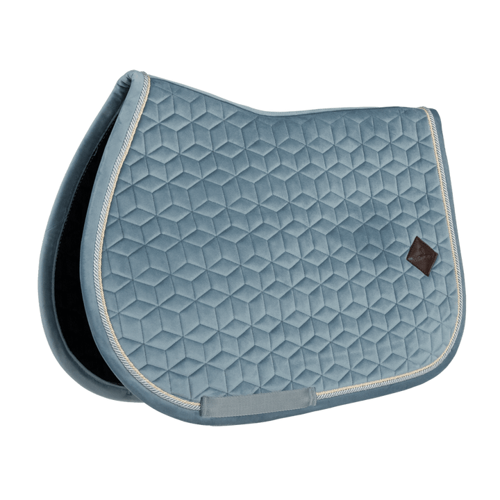 Saddle Pad velvet - Light blue
