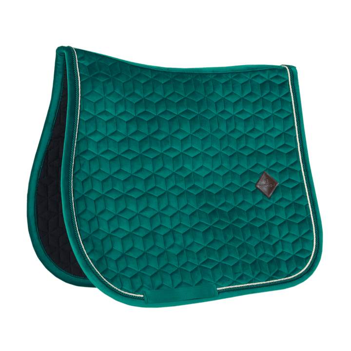 Saddle Pad velvet - Dark green
