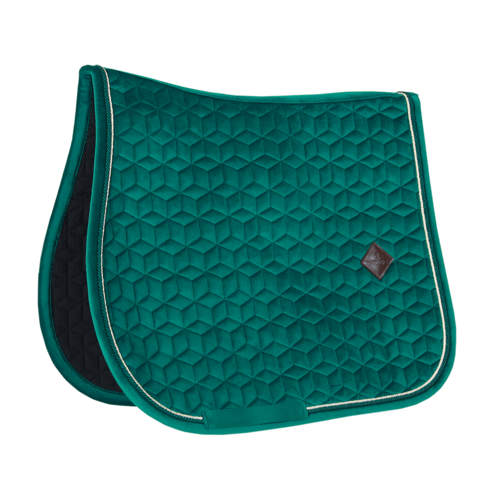 Saddle Pad velvet - Dark green