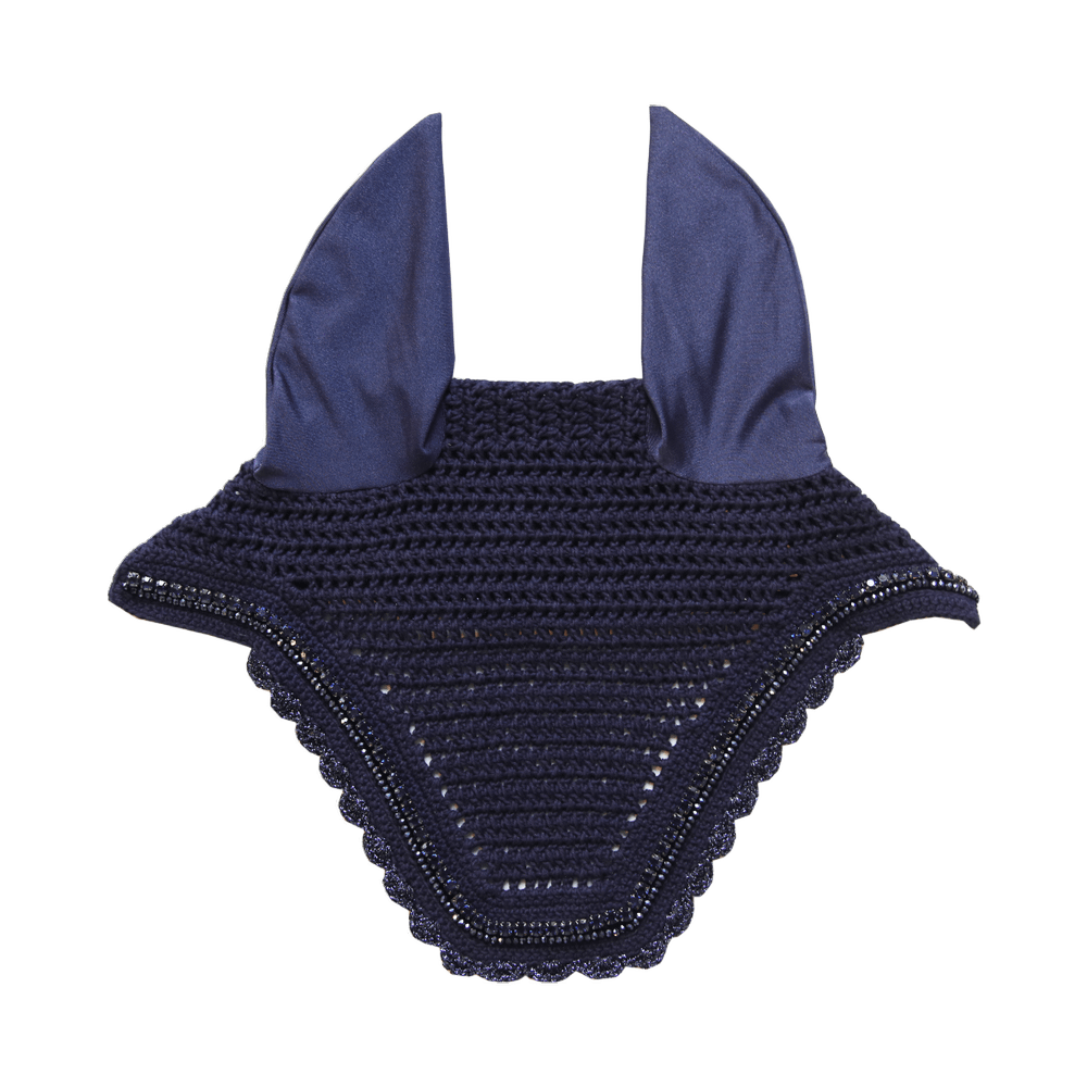 Fly veil Wellington stone &amp; pearl - Dark navy