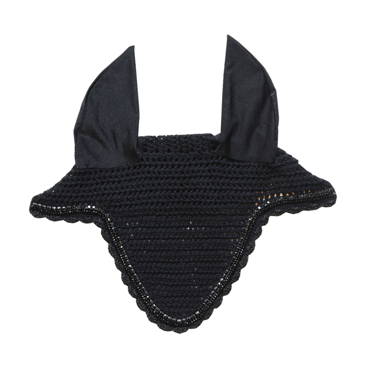 Fly veil long stone &amp; pearl - Black
