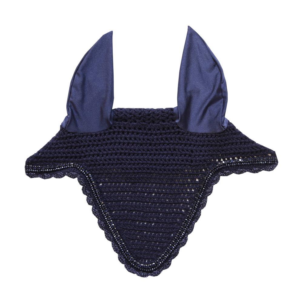 Fly veil long stone &amp; pearl - Dark navy