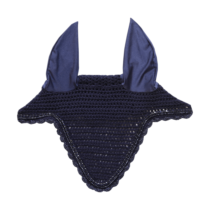 Fly veil long stone &amp; pearl - Dark navy