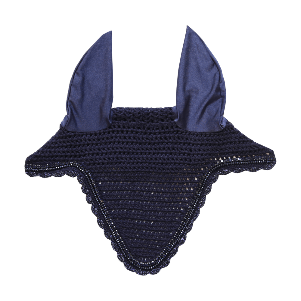 Fly veil long stone &amp; pearl - Dark navy