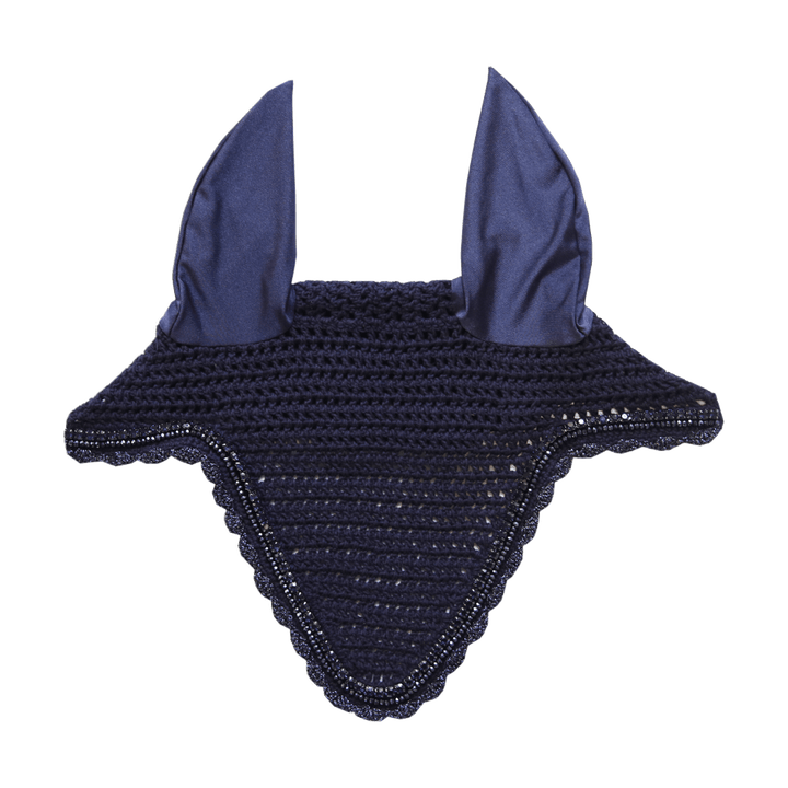 Fly veil long stone &amp; pearl - Dark navy