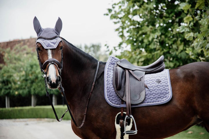 Fly veil Wellington velvet - Purple