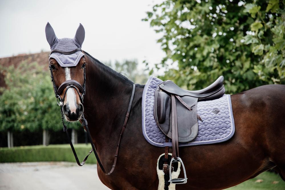 Fly veil Wellington velvet - Purple