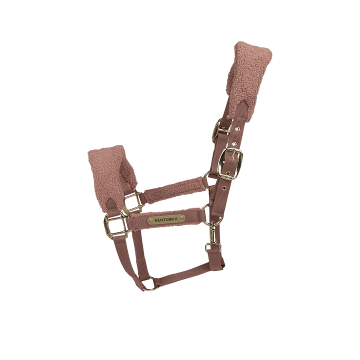 Teddy Fleece halter - Old rose