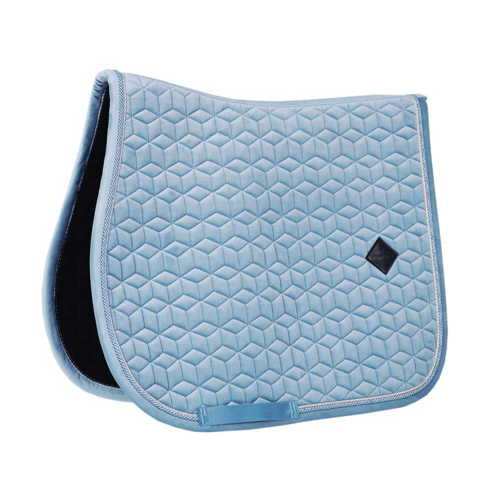 Saddle Pad velvet - Light blue