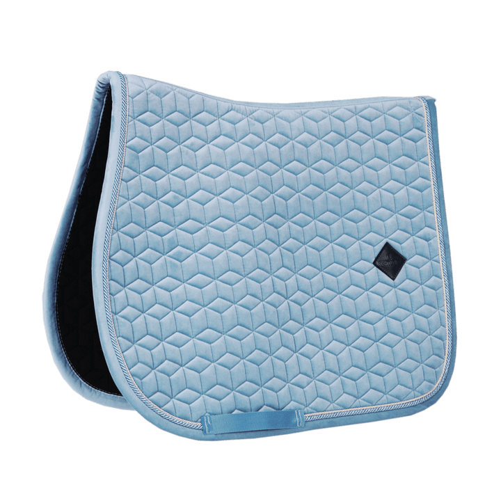 Saddle Pad velvet - Light blue