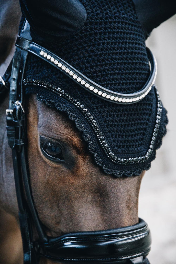 Fly veil Wellington stone &amp; pearl - Black