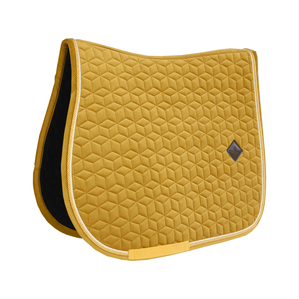 Saddle Pad velvet - Mustard