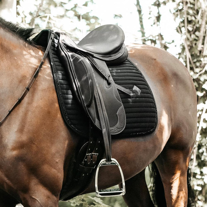 Saddle Pad pearls - Black