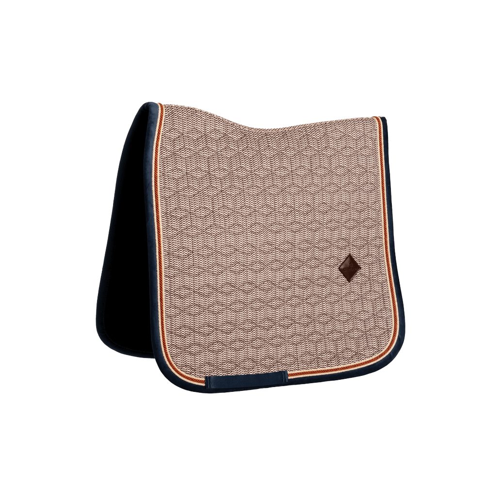 Saddle Pad pied-de-poule - 17-03 bordeaux navy