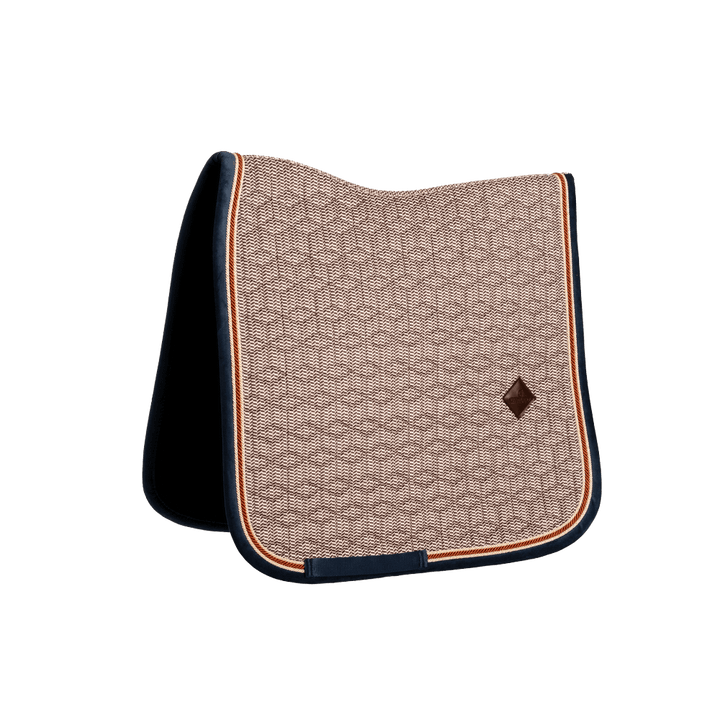 Saddle Pad pied-de-poule - 17-03 bordeaux navy