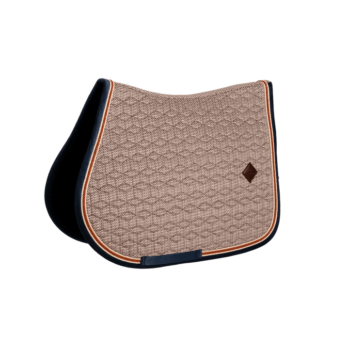 Saddle Pad pied-de-poule - 17-03 bordeaux navy
