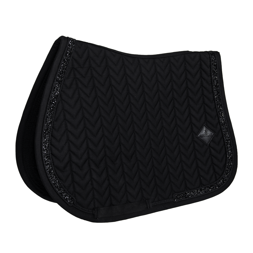 Saddle Pad glitter stone - Black