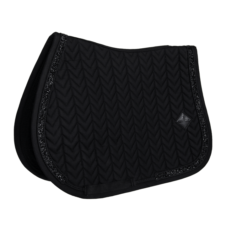 Saddle Pad glitter stone - Black