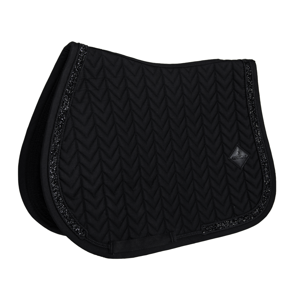 Saddle Pad glitter stone - Black