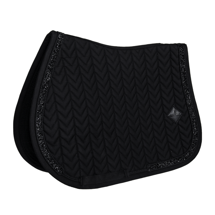 Saddle Pad glitter stone - Black