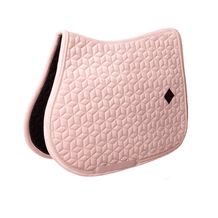 Saddle Pad velvet - Soft rose