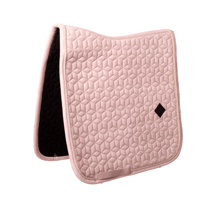 Saddle Pad velvet - Soft rose
