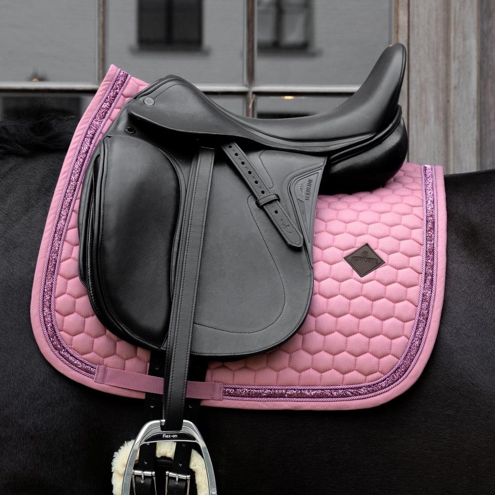 Saddle Pad glitter band - Fuchsia