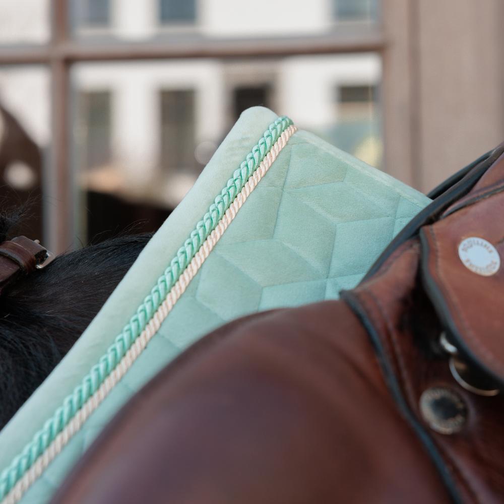 Saddle Pad velvet - mint