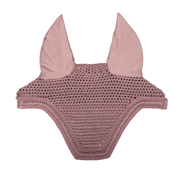 Fly veil Wellington velvet mini pearls - Old rose