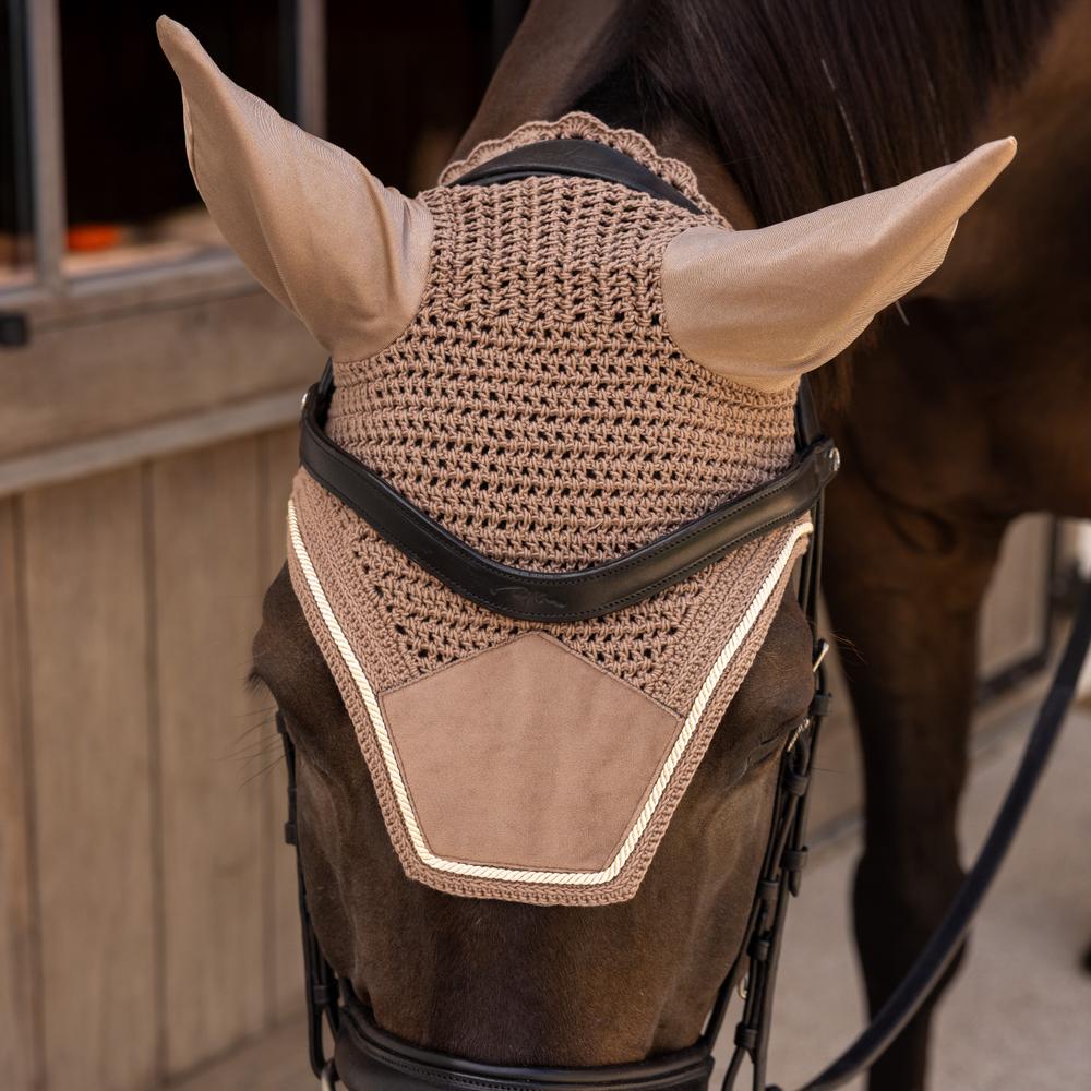 Fly veil Wellington velvet - Beige