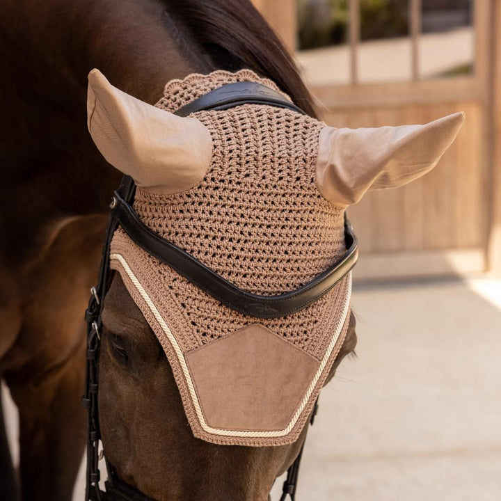 Fly veil Wellington velvet - Beige
