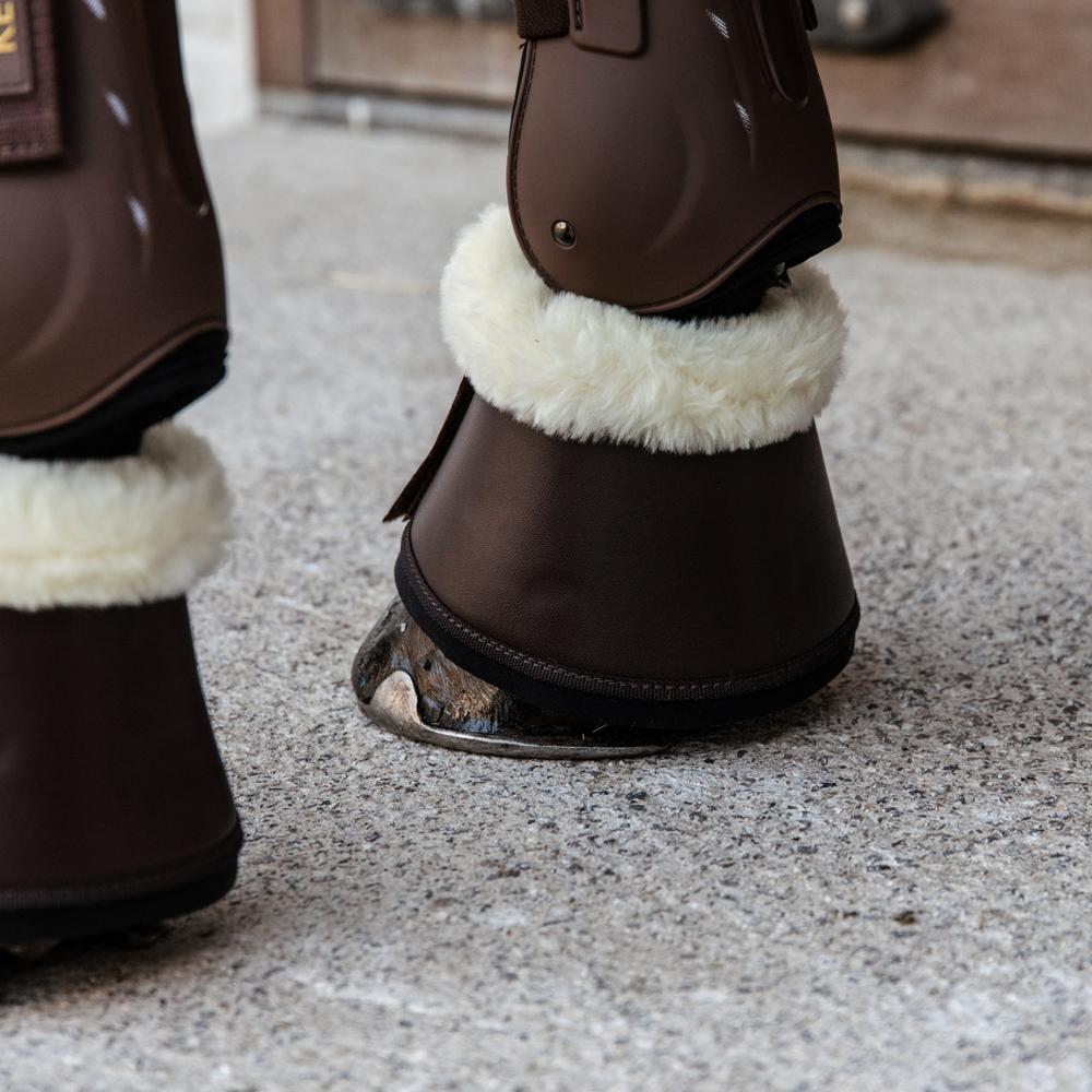 Sheepskin Leather Overreach boots - Brown/brown