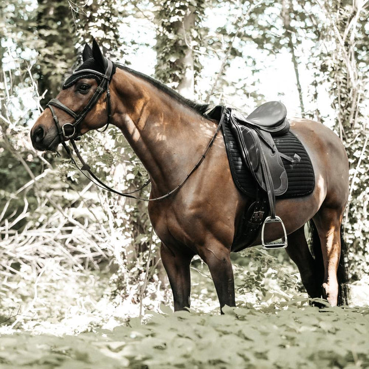 Saddle Pad pearls - Black