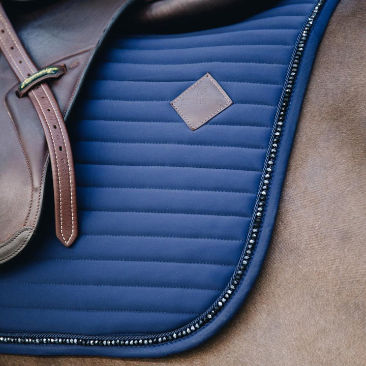 Saddle Pad pearls - Navy