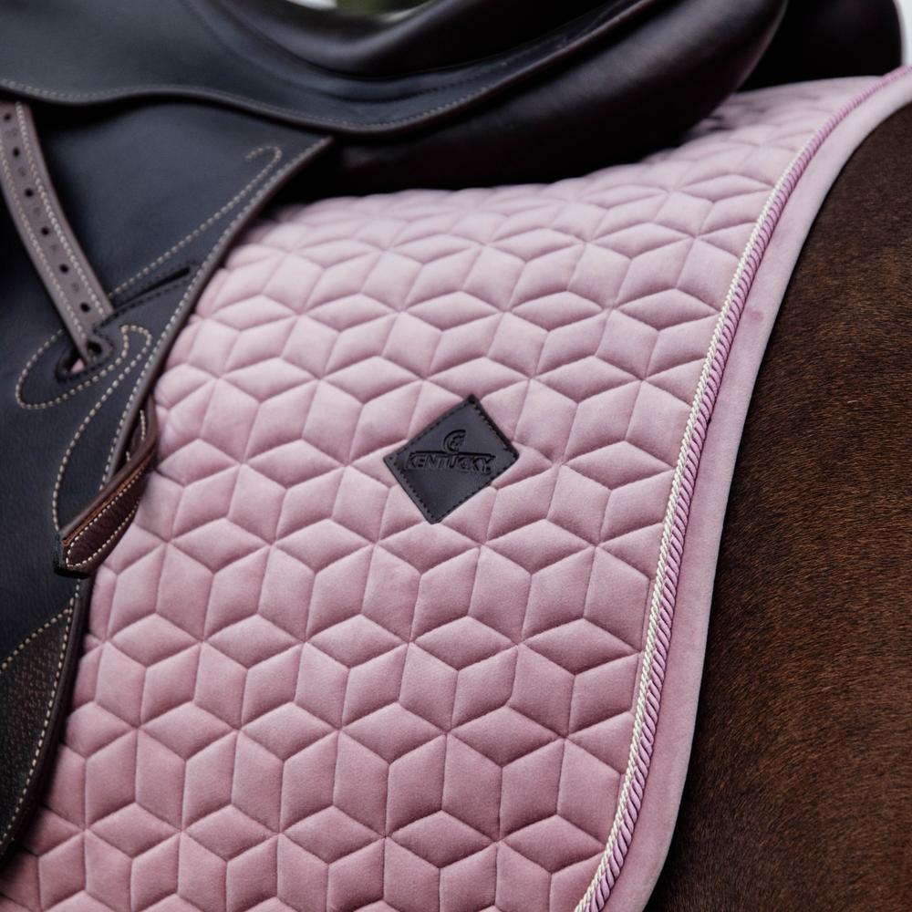 Saddle Pad velvet - Old rose