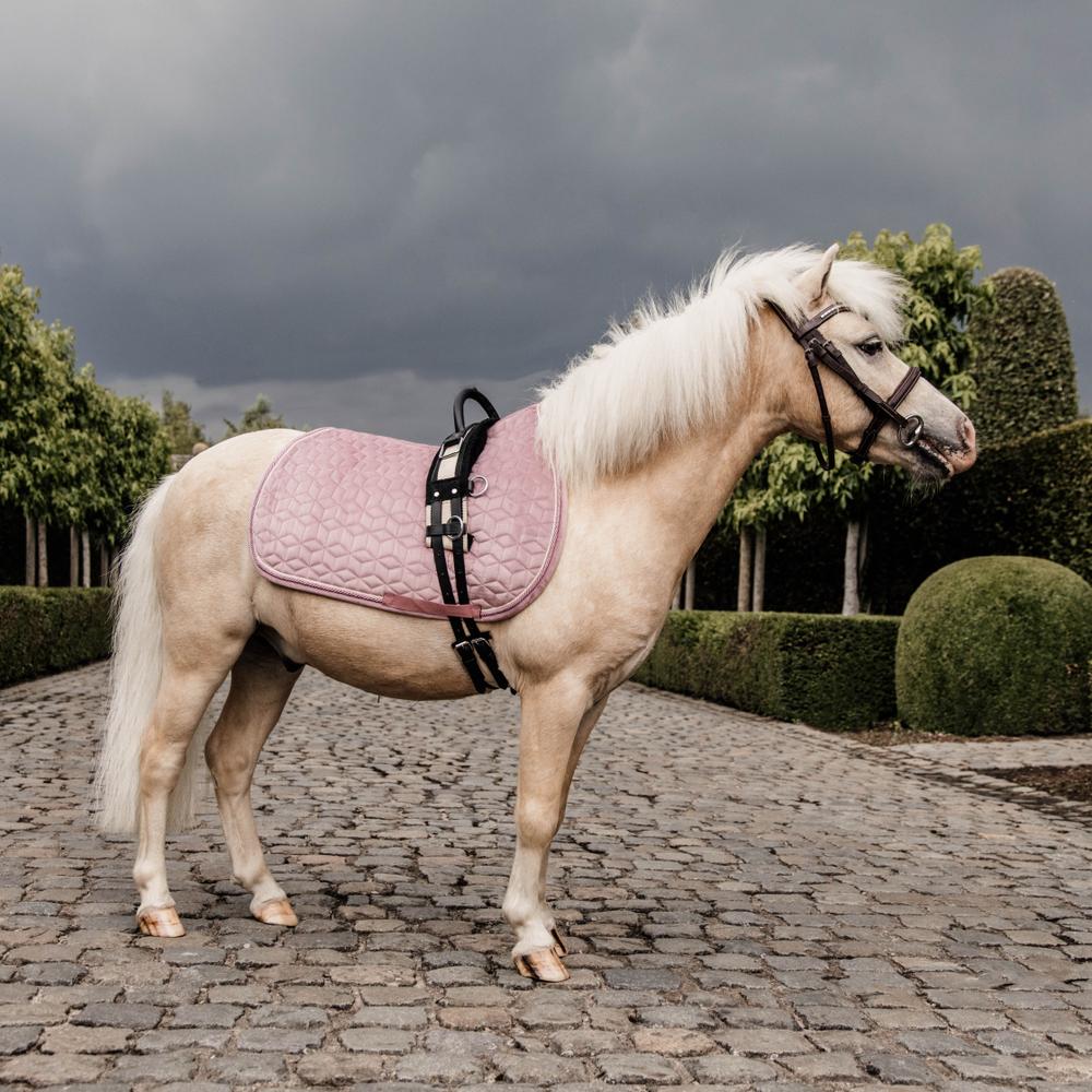 Saddle Pad velvet - Old rose