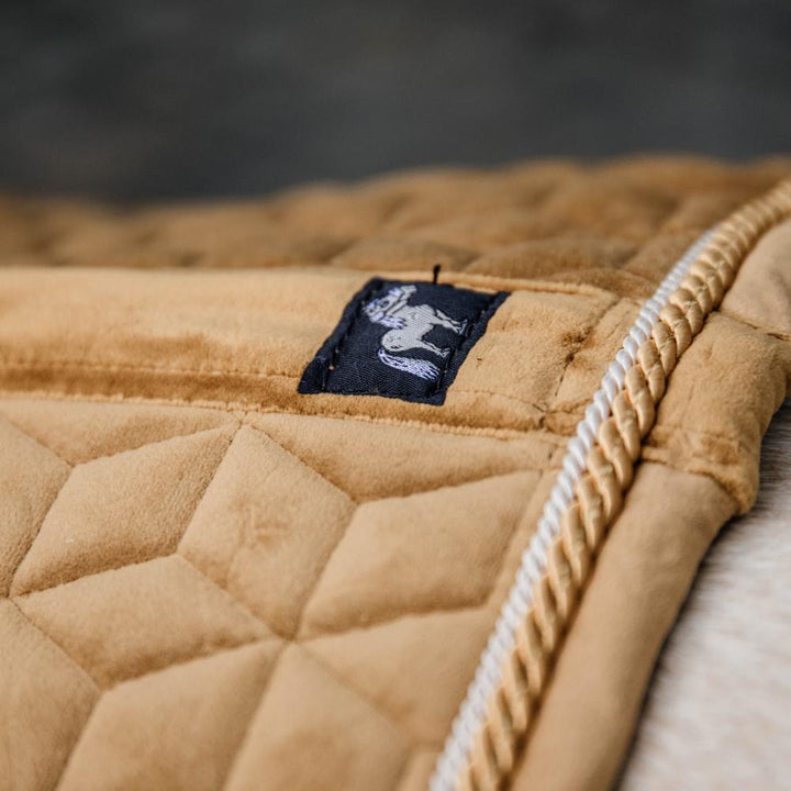 Saddle Pad velvet - Mustard